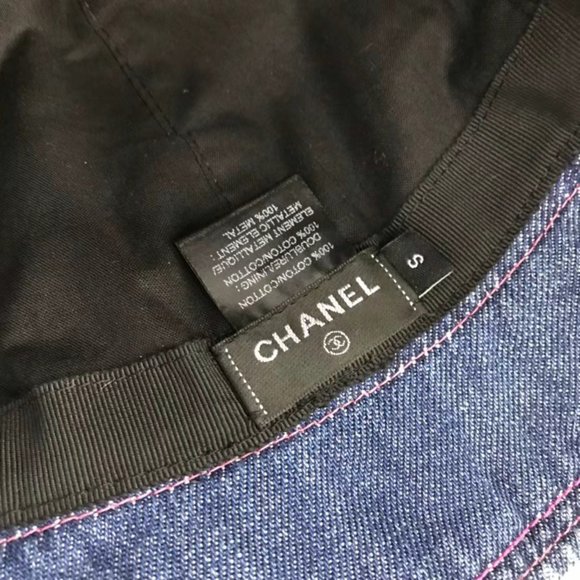 chanel denim hat main image 2